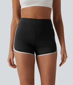 Short de sport SoftlyZero™ Airy 6,5 cm taille haute effet frais InstantCool color block, avec poches, protection solaire UPF50+