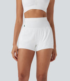 Short de course SpeedWave™ taille haute mesh contrastant 2-en-1 séchage rapide avec multiples poches