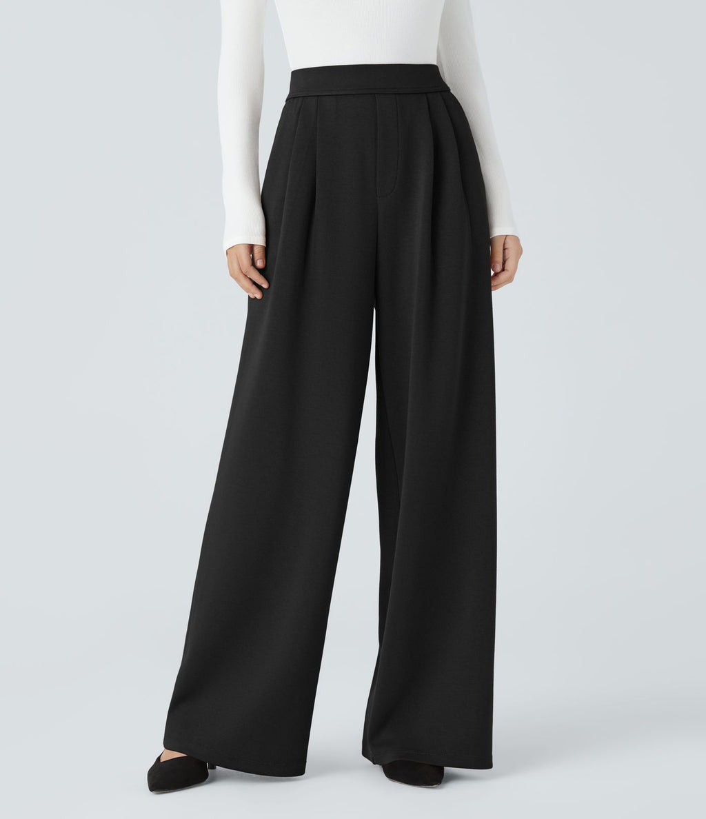 Pantalon de travail Halara Flex™ ample taille haute avec poches