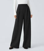 Pantalon de travail Halara Flex™ ample taille haute avec poches