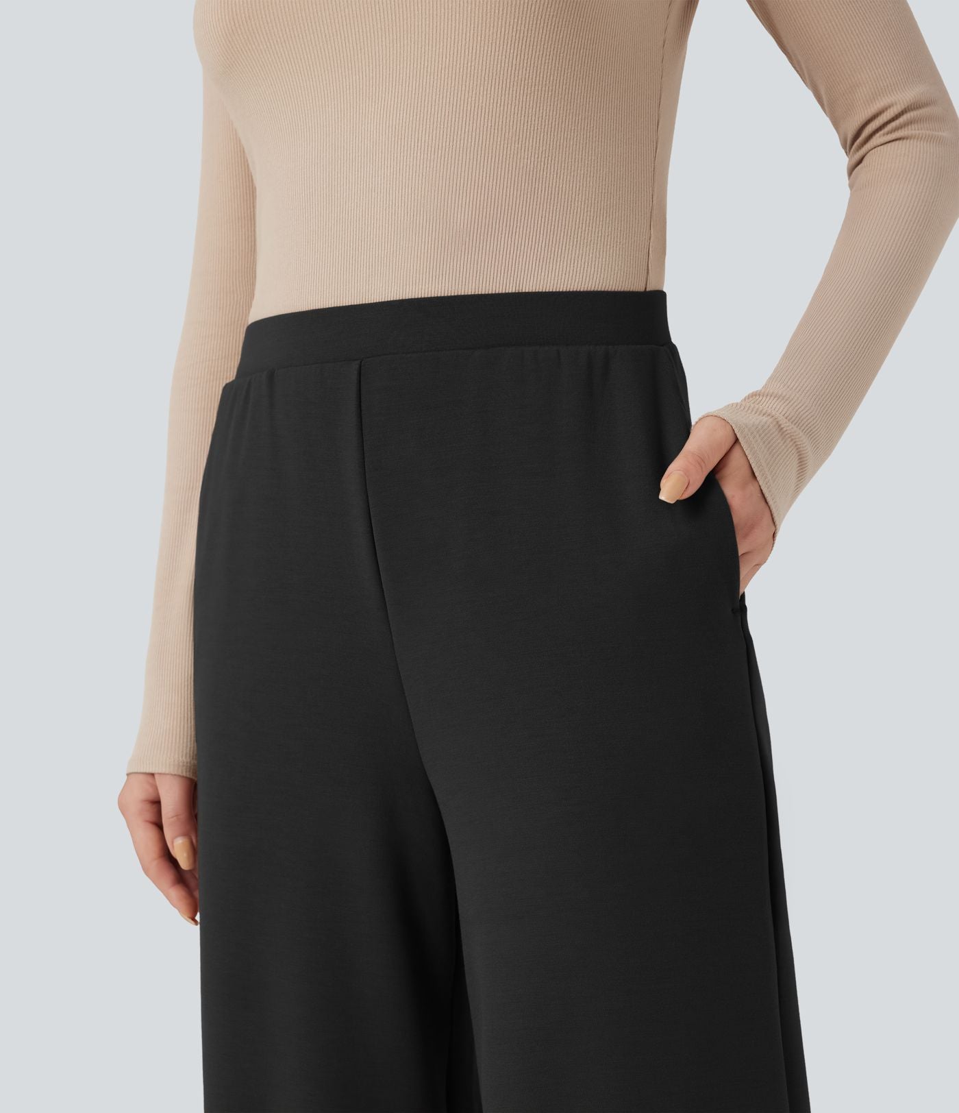 Pantalon de travail SpacerTek™ taille haute, jambe large, avec poches