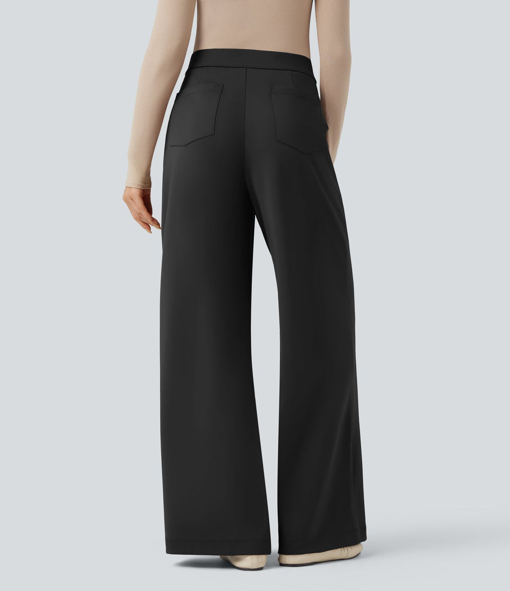 Pantalon tailleur ample taille haute Halara Flex™ DayStretch avec poches