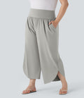 Pantalon tailleur gainant taille haute avec poches Halara Flex™