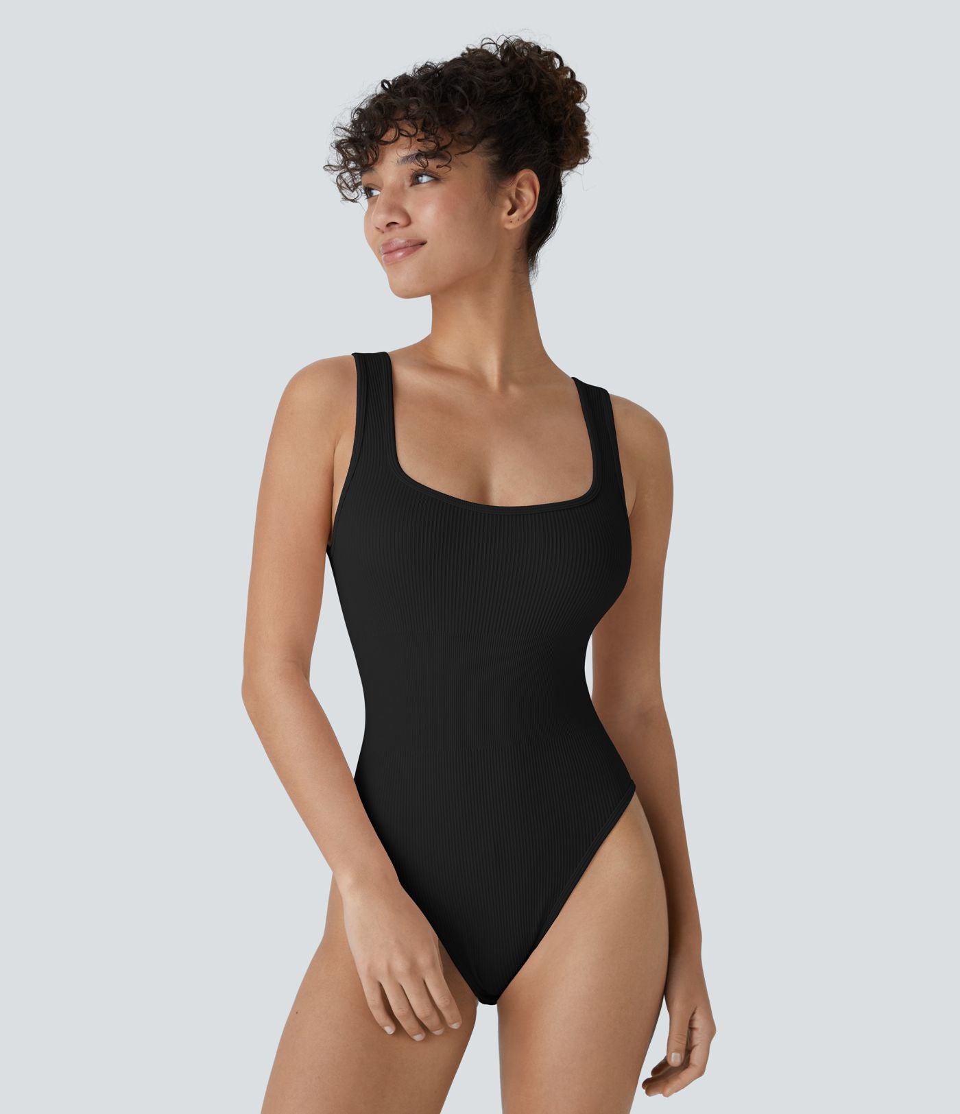 Combinaison lisse décolleté carré sans couture OneForm Seamless Flow