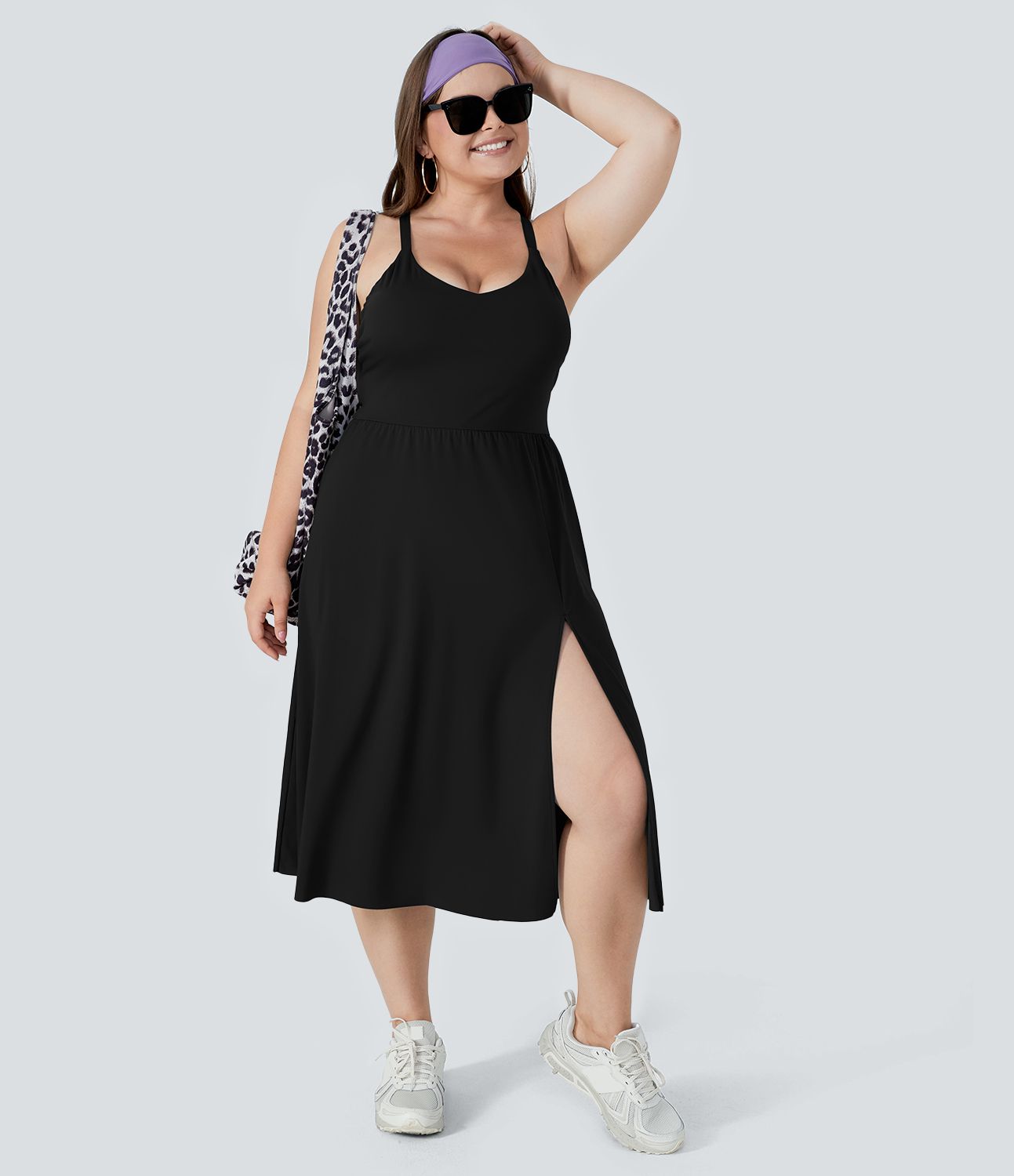 Robe Midi Casual Grande Taille Everyday - Lala Land