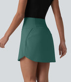 Jupe de golf courte 2-en-1 SoftlyZero™ Airy effet frais InstantCool taille ultra-haute gainant avec ourlet arrondi et poches