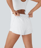 Combi-short running 2-en-1 dos nu réfléchissant séchage rapide avec poches latérales - Édition Easy Peasy - UPF50+