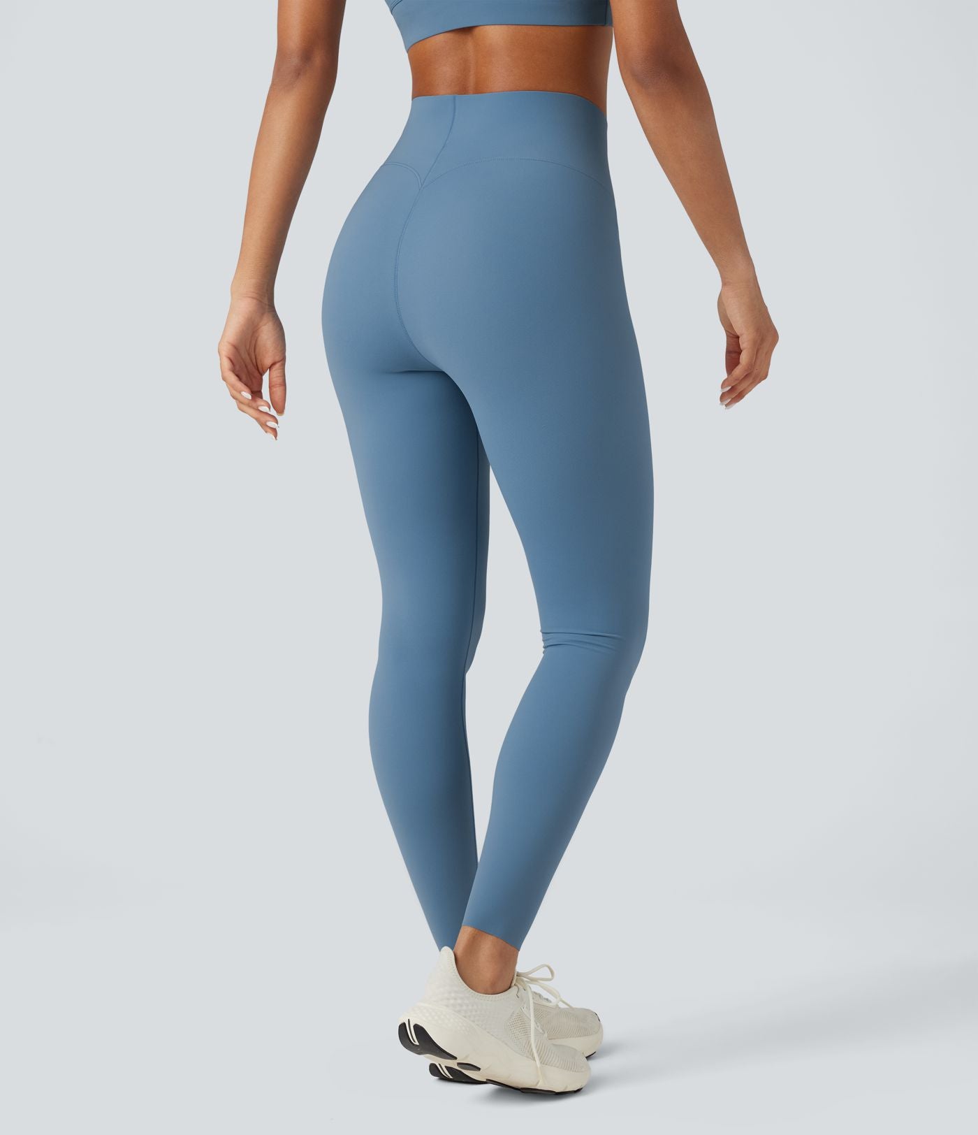 Legging 7/8 d'entraînement gainant taille haute avec ceinture en V Halara UltraSculpt™