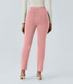 Pantalon tailleur ajusté taille haute Halara Flex™ avec poches