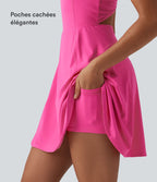 Robe de danse SoftlyZero™ Airy 2-en-1 effet frais InstantCool mini avec poches, accès facile Easy Peasy, longueur rallongée