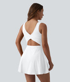 Robe de sport mini 2-en-1 SoftlyZero™ Airy col U poches effet frais InstantCool danse bonnets E-G, accès facile Easy Peasy