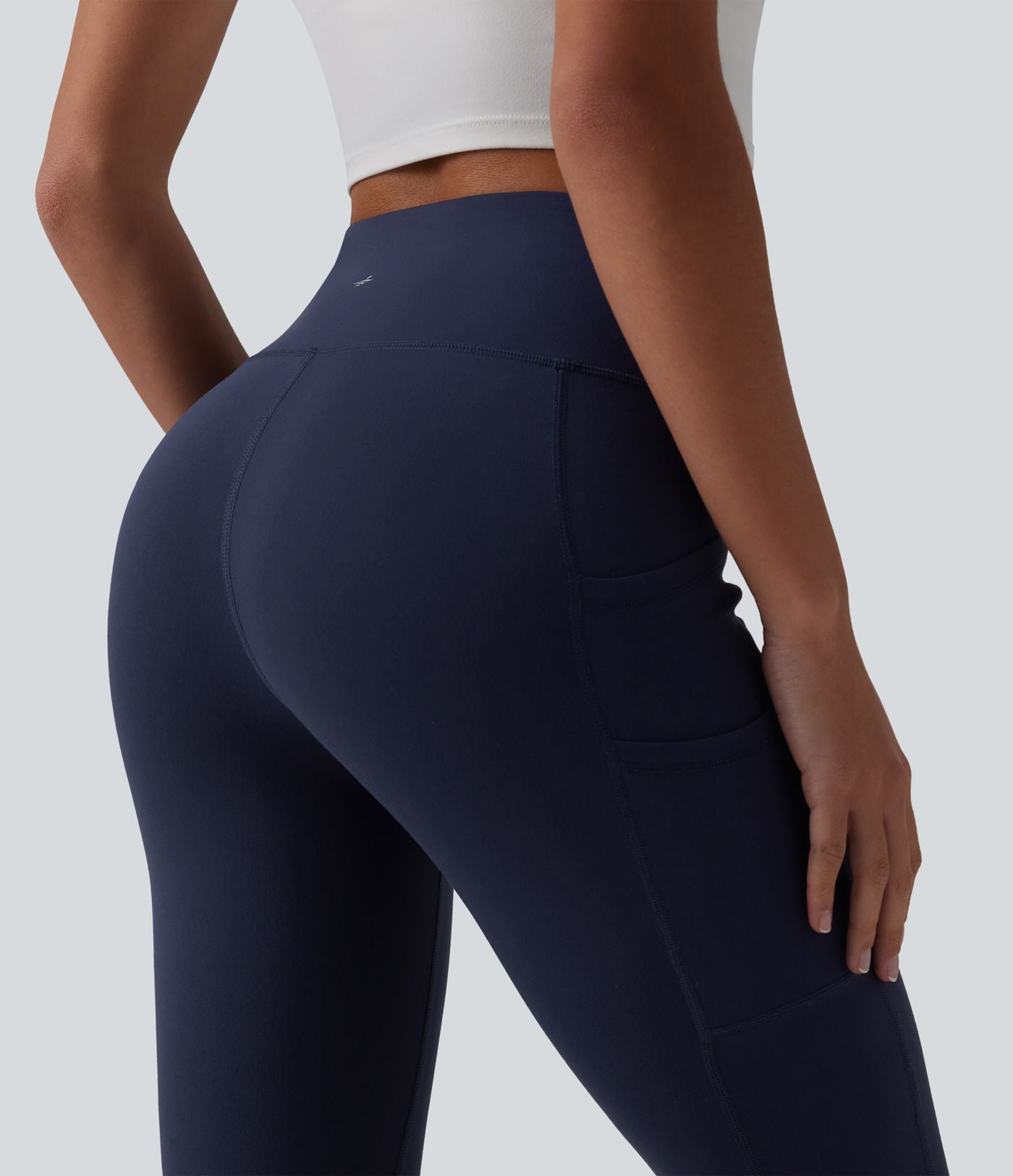 Legging de yoga corsaire SoftlyZero™ taille haute avec poches - UPF50+