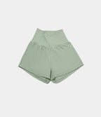 Short 7,5cm Yoga 2 en 1 Super Taille Haute Poches Arrière Poches Cachées Latérales