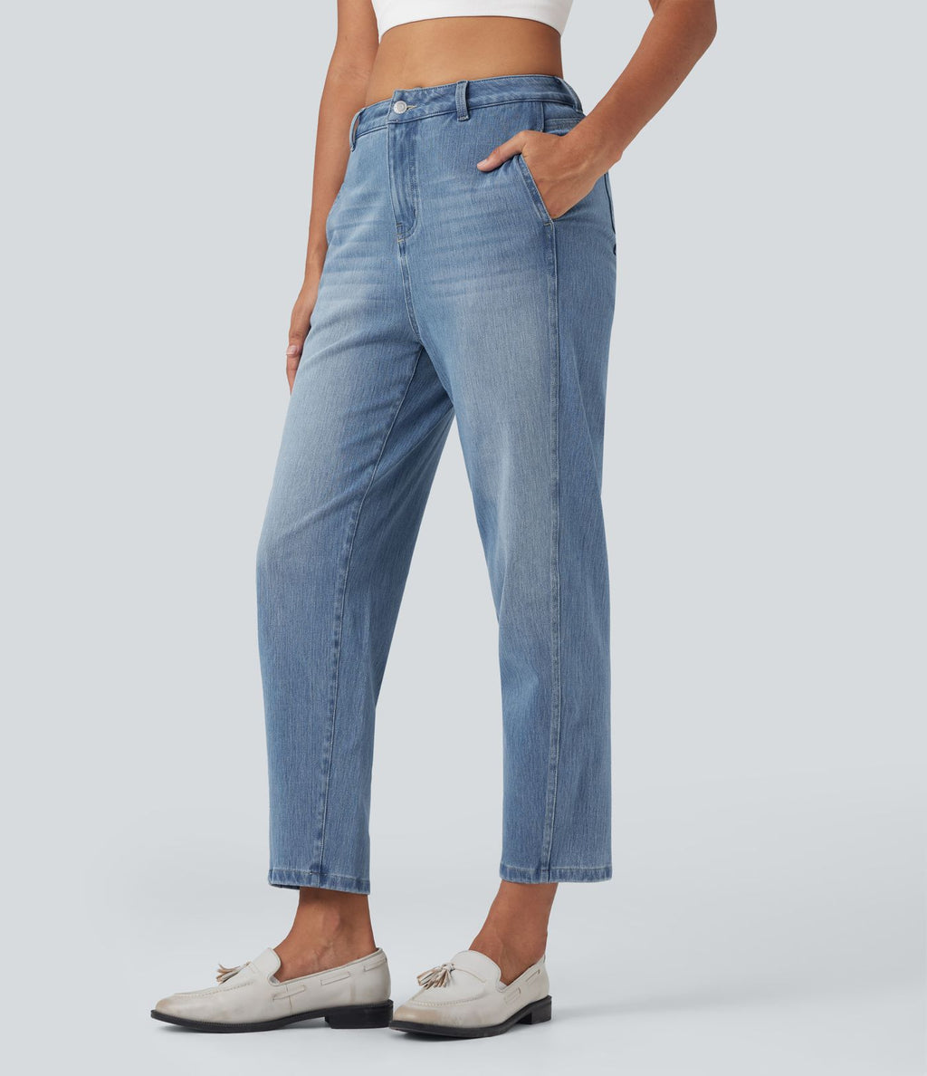 Jean 7/8 Halara Flex™ taille haute avec poches