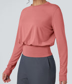 T-shirt de travail col rond manches longues