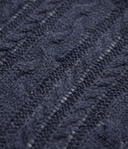 Pull col montant torsadé manches longues
