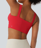 Brassière yoga SoftlyZero™ Airy maintien léger découpes effet frais InstantCool, bonnets E-G