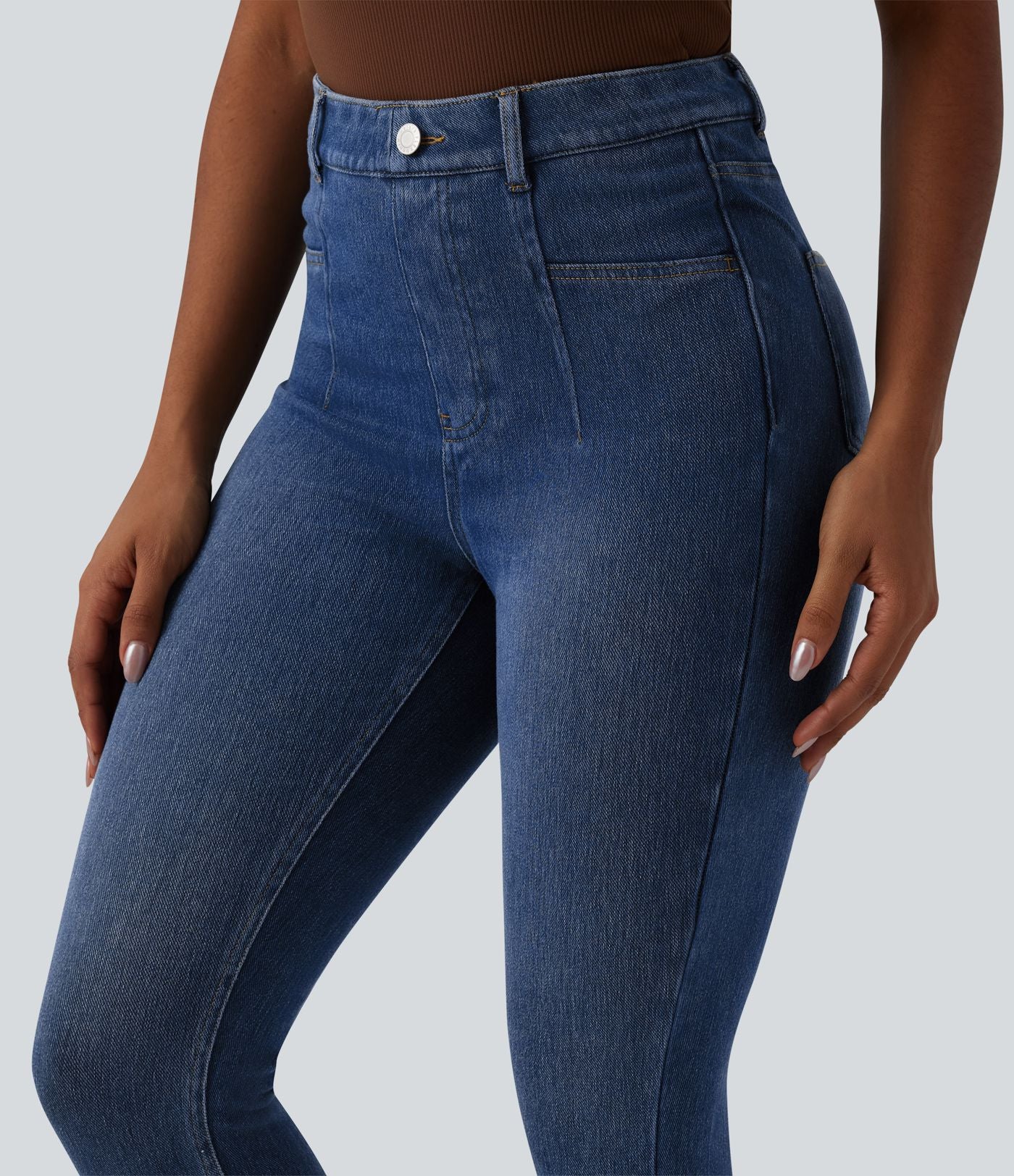 Jegging Halara Flex™ gainant casual taille haute avec poches