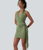 Robe micro mini moulante col licou