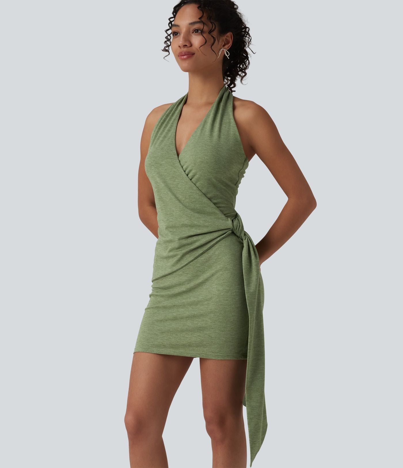 Robe micro mini moulante col licou
