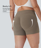 Short cycliste 7,5 cm d'entraînement gainant taille haute avec poches Halara UltraSculpt™