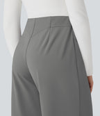 Pantalon tailleur large taille moyenne Halara Flex™ DayStretch avec poches