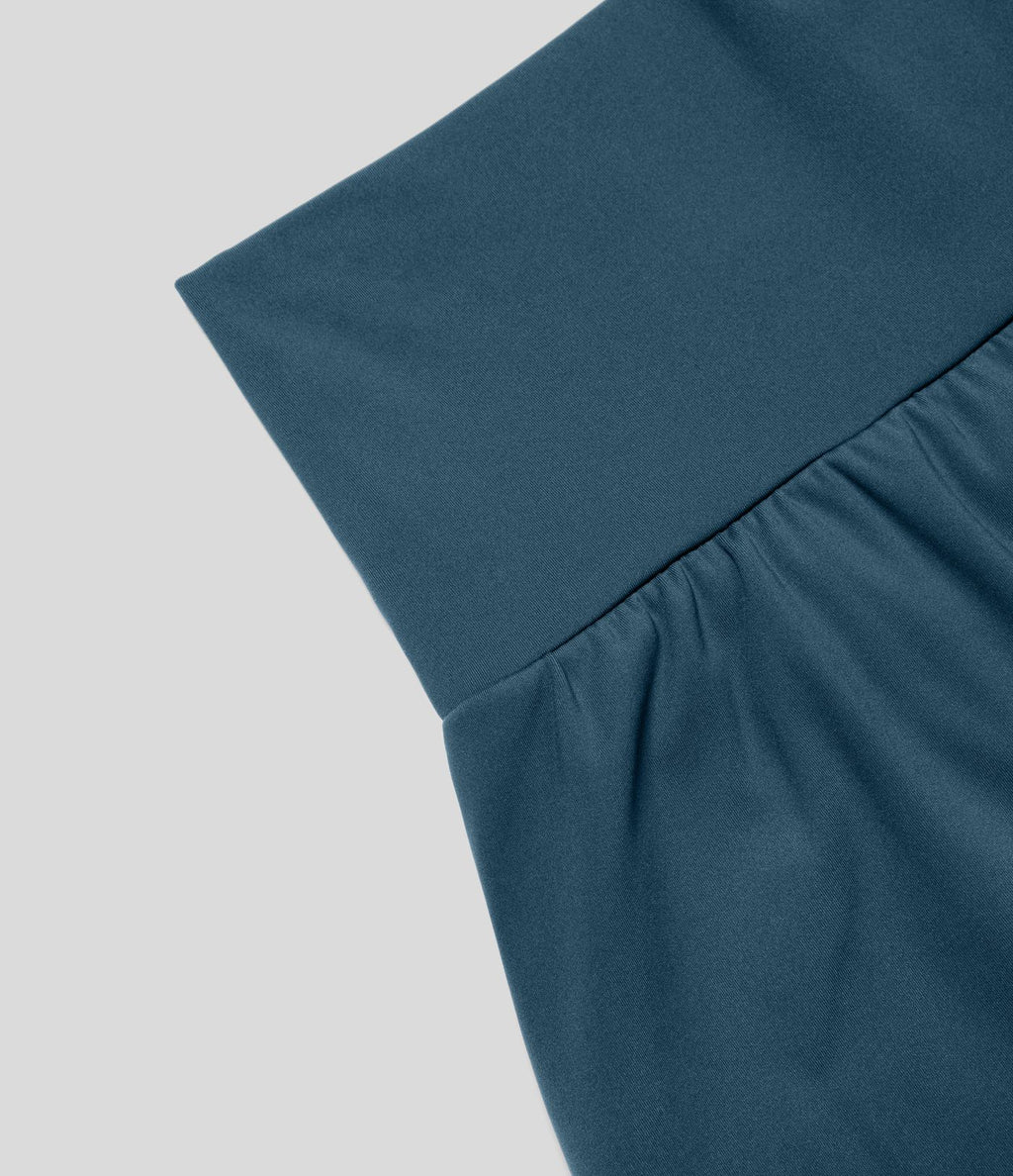 Short yoga 2-en-1 SoftlyZero™ Airy effet frais InstantCool taille très haute 12,5 cm avec poches, longueur allongée
