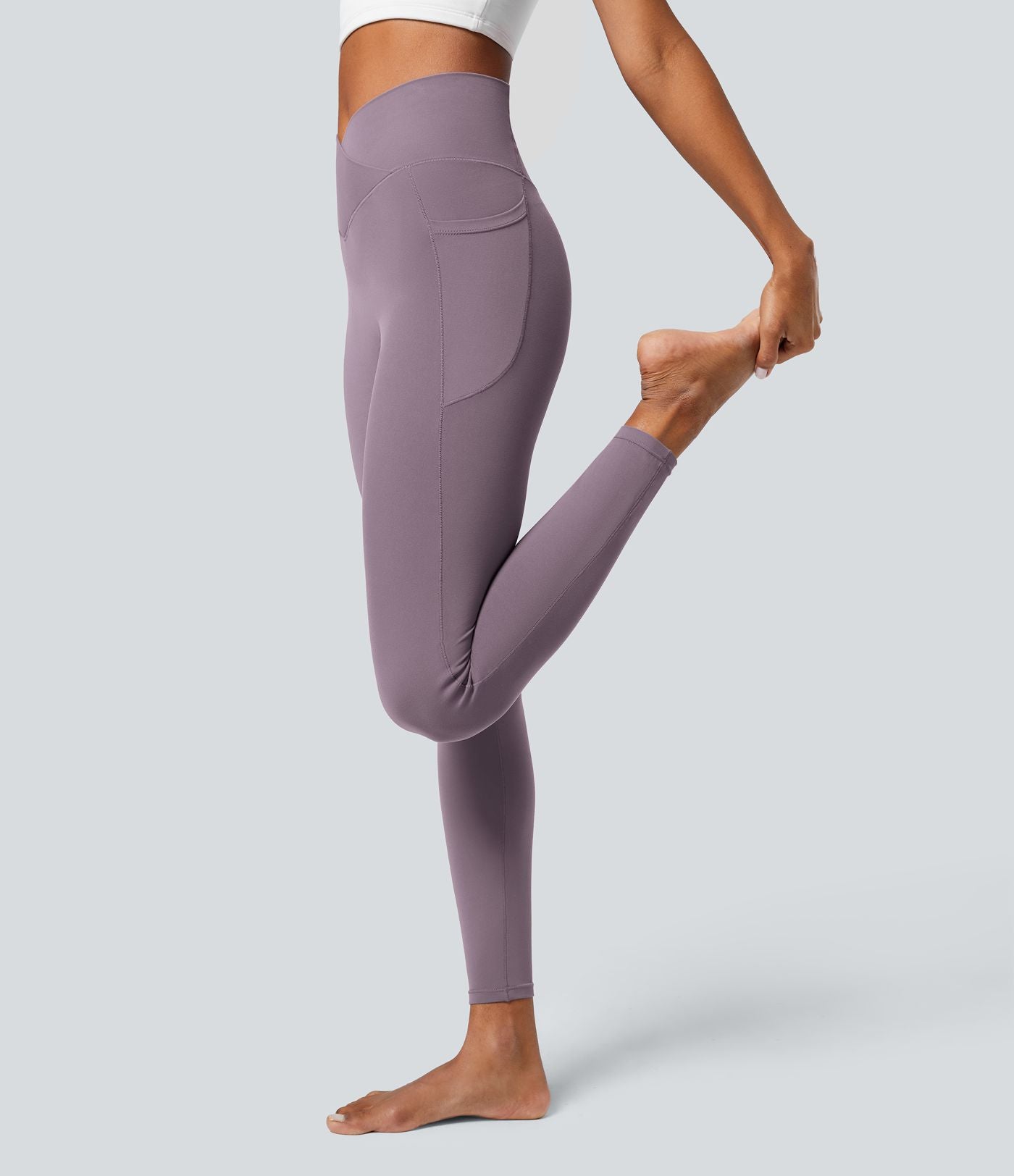 Softlyzero™ Legging Unis Poches Croisées