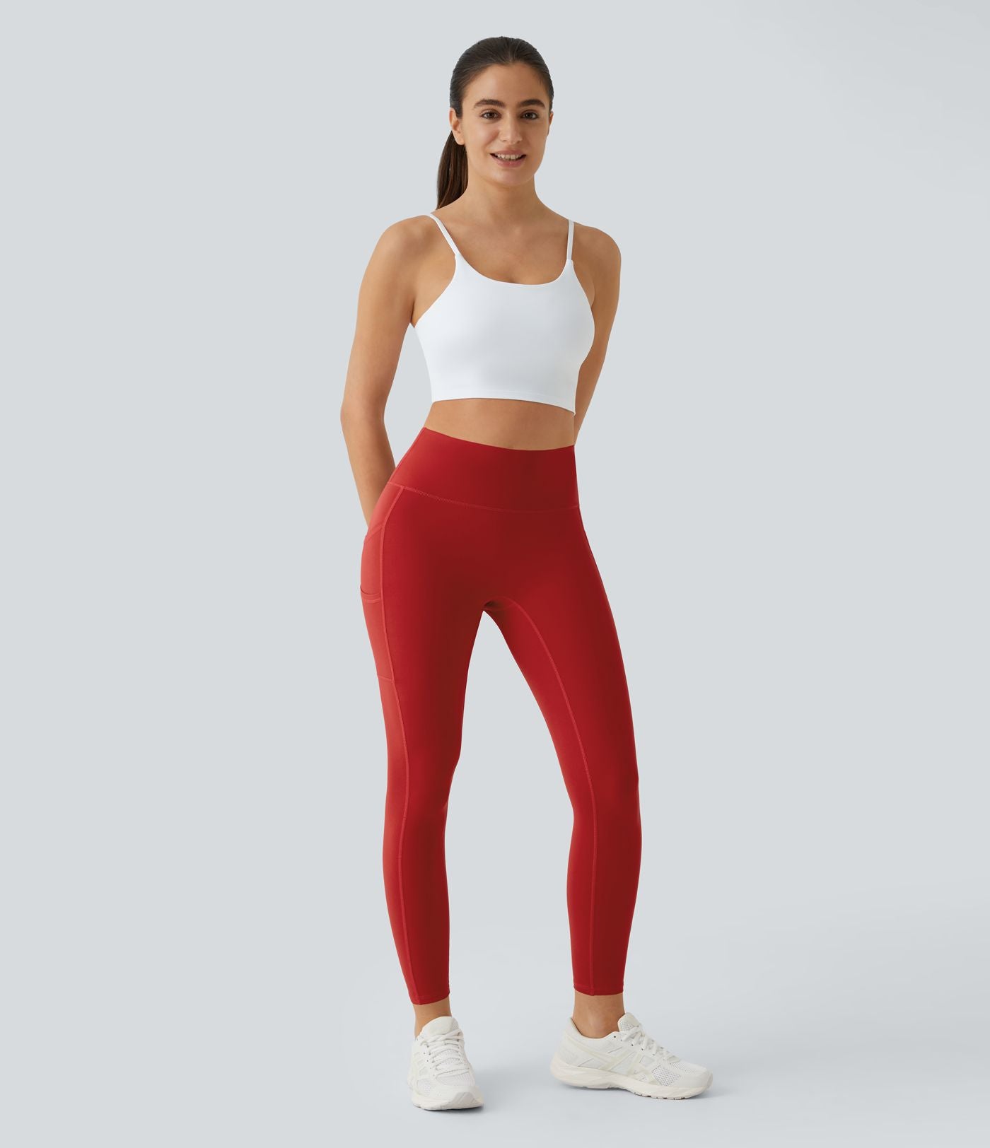 Softlyzero™ Legging Uni Taille Haute Doubles Poches - UPF50+