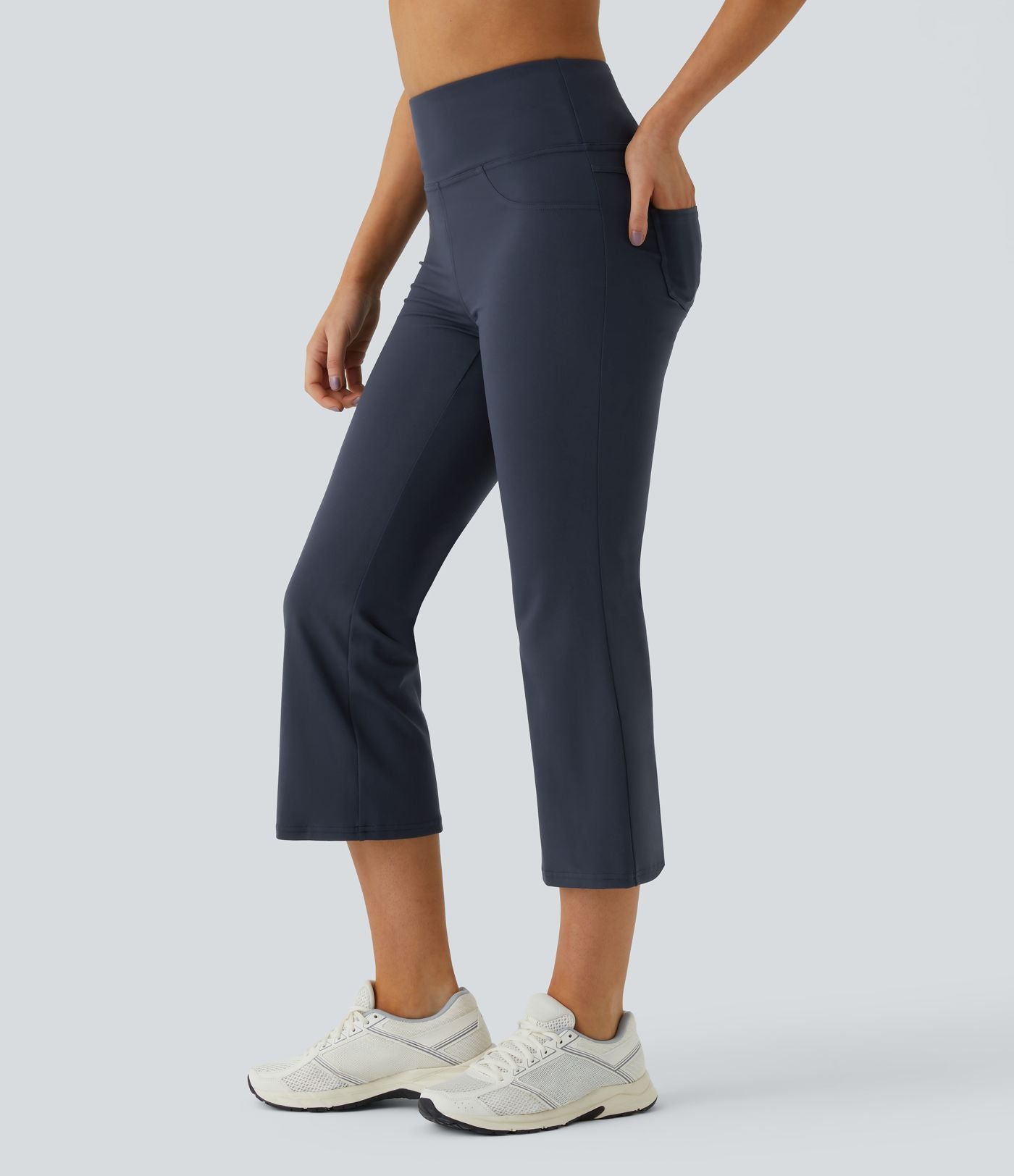 Legging yoga capri évasé taille haute DayStretch avec poches