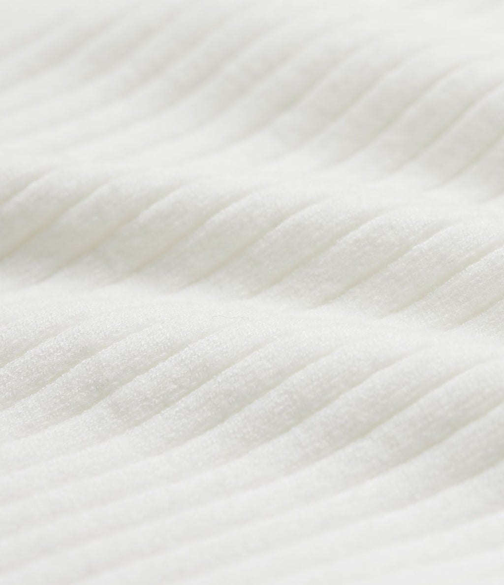 Pull tailleur col montant manches longues