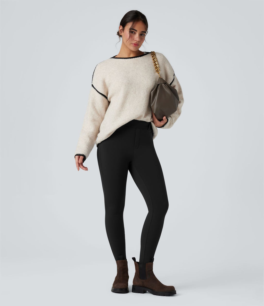 Legging thermique SoftlyZero™ Plush 7/8 taille haute avec poches
