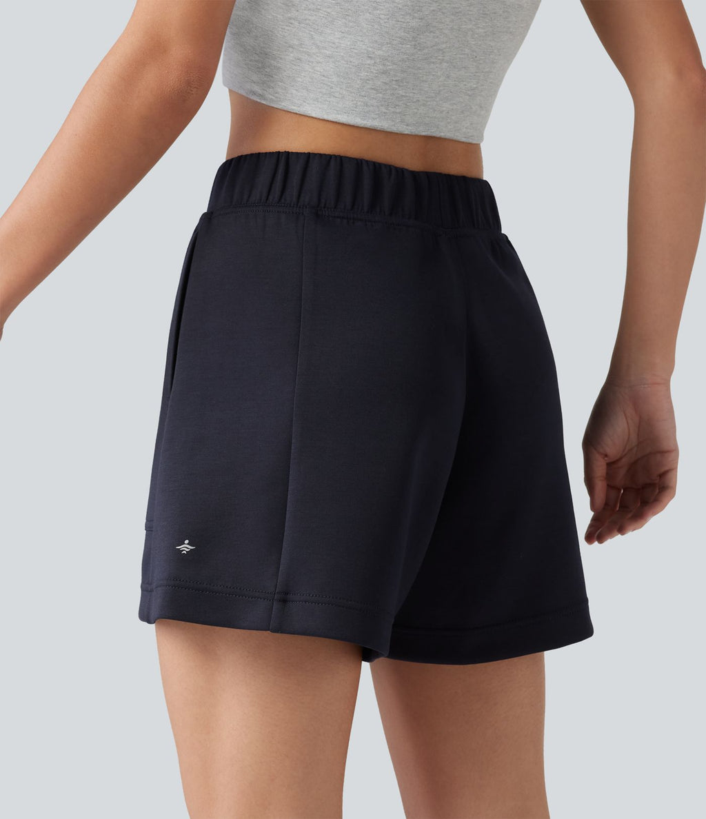Short de danse taille mi-haute coupe évasée avec poches