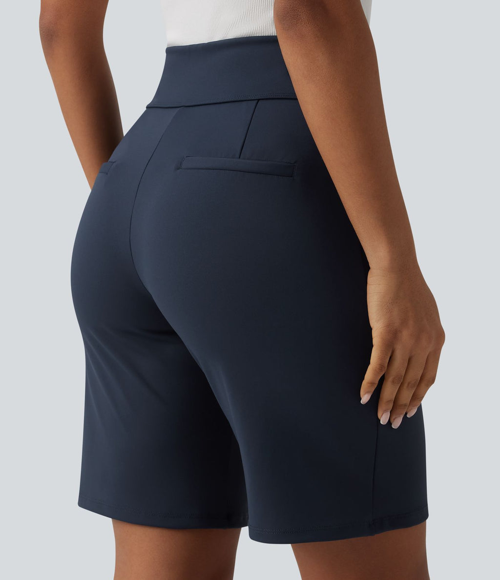 Short tailleur DayStretch ample taille haute avec poches