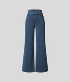 Halara Flex™ Jean Large Travail à Taille Haute Poches Multiples et Tricot Extensible