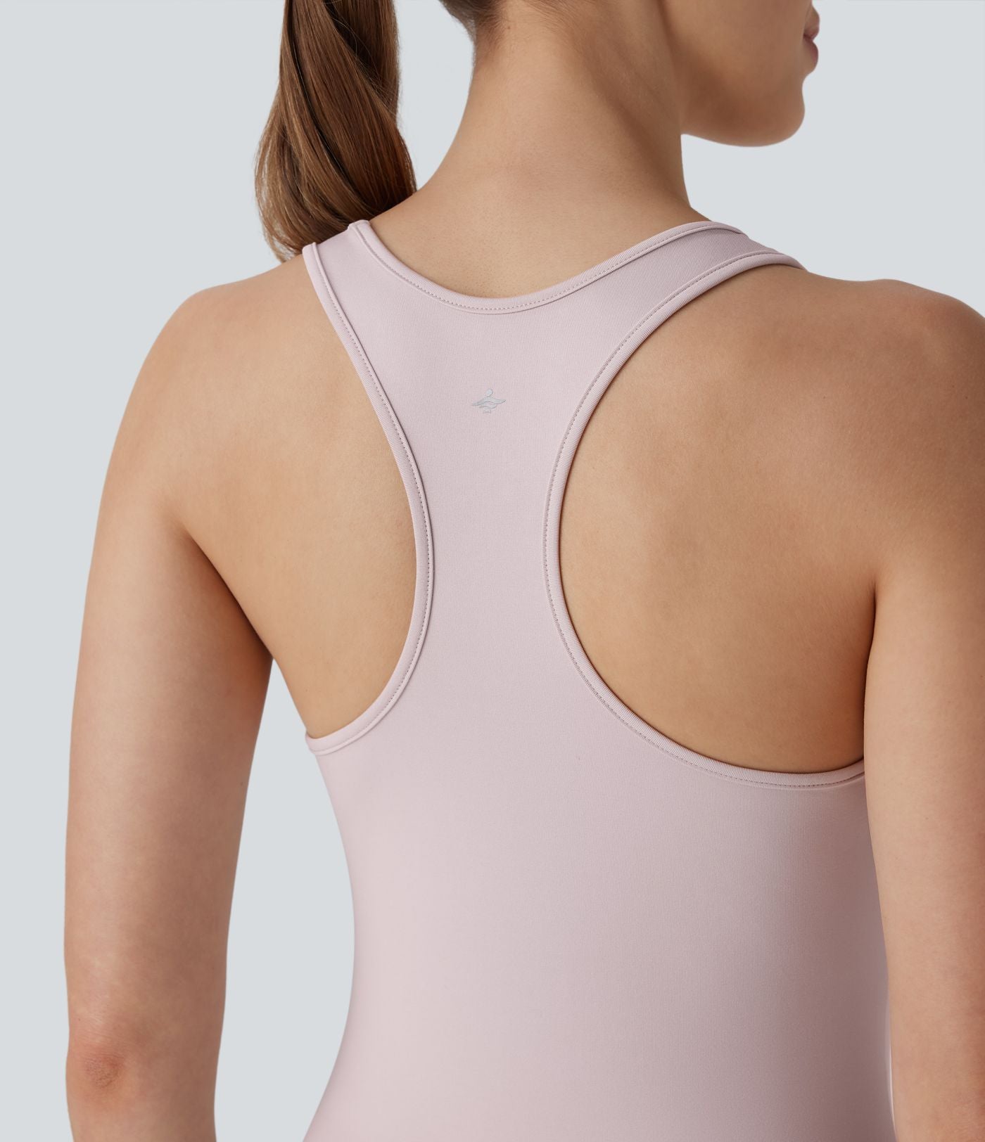 Robe active mini moulante 2 pièces dos nageur avec poches cargo à fermeture éclair