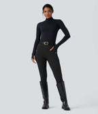 Pantalon ajusté taille haute DayStretch avec poches