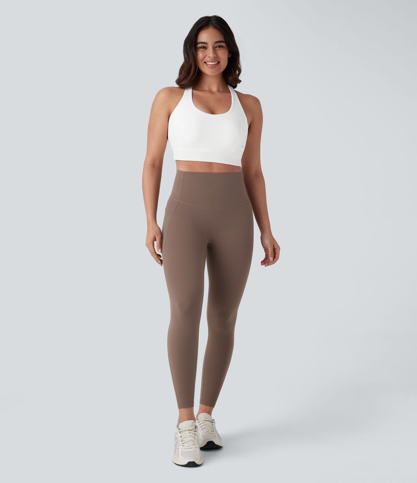Brassière yoga dos nageur maintien léger E-G