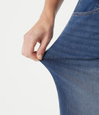 Halara Flex™ Bermuda casual en jean taille haute avec poches