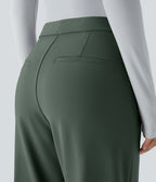 Pantalon tailleur évasé taille haute Halara Flex™ DayStretch avec poches