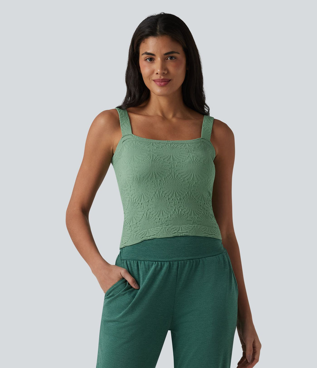 Débardeur de yoga OneForm Seamless Flow col carré soutien-gorge intégré