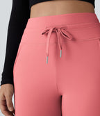 Jogging taille haute Softlyzero™ Plush avec cordon de serrage et poches latérales