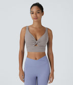 Brassière yoga SoftlyZero™ Airy maintien léger découpes effet frais InstantCool, bonnets A-D, protection solaire UPF50+