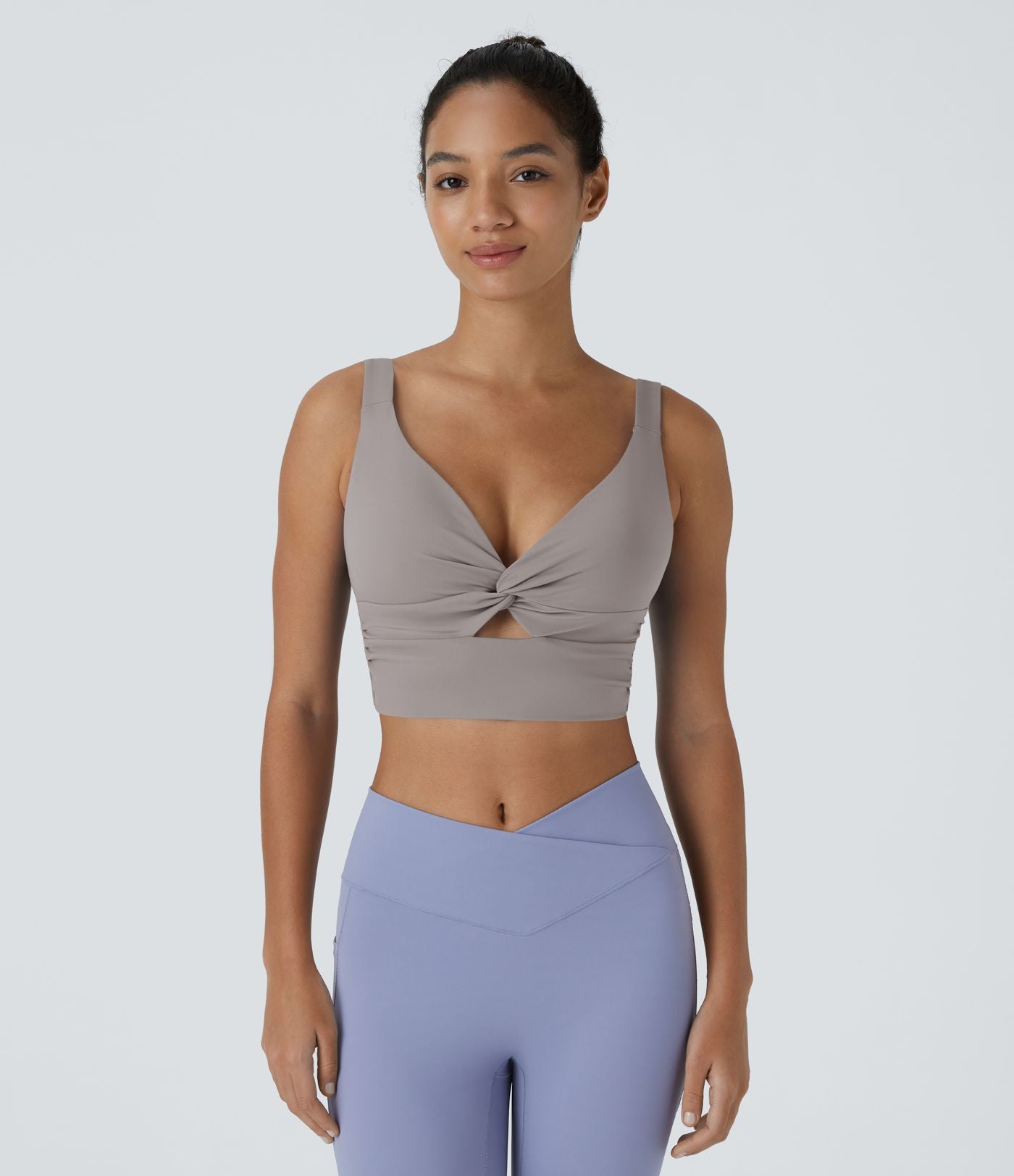 Brassière yoga SoftlyZero™ Airy maintien léger découpes effet frais InstantCool, bonnets A-D, protection solaire UPF50+