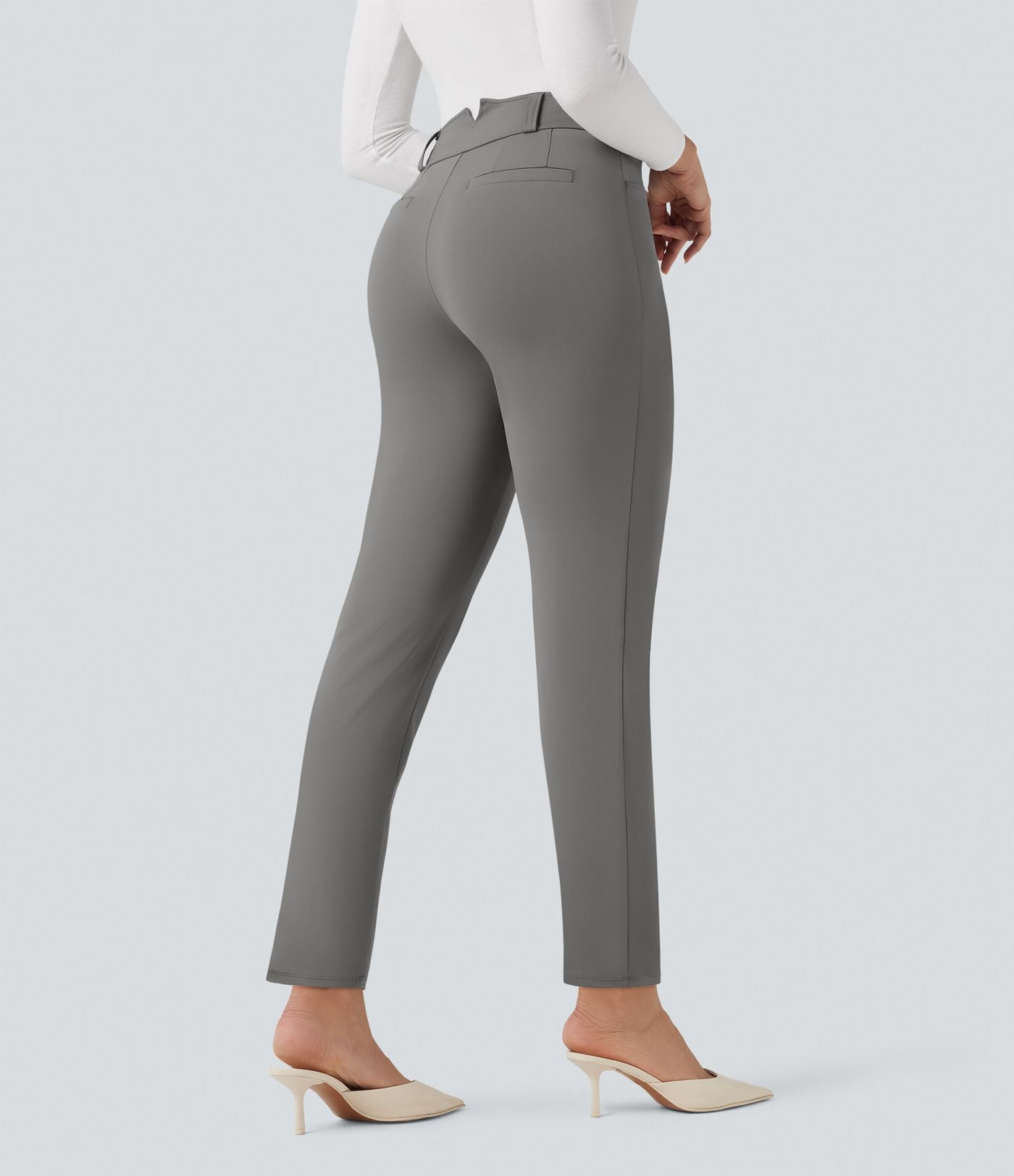 Pantalon de travail fuselé 7/8 taille haute Halara Flex™ DayStretch avec poches