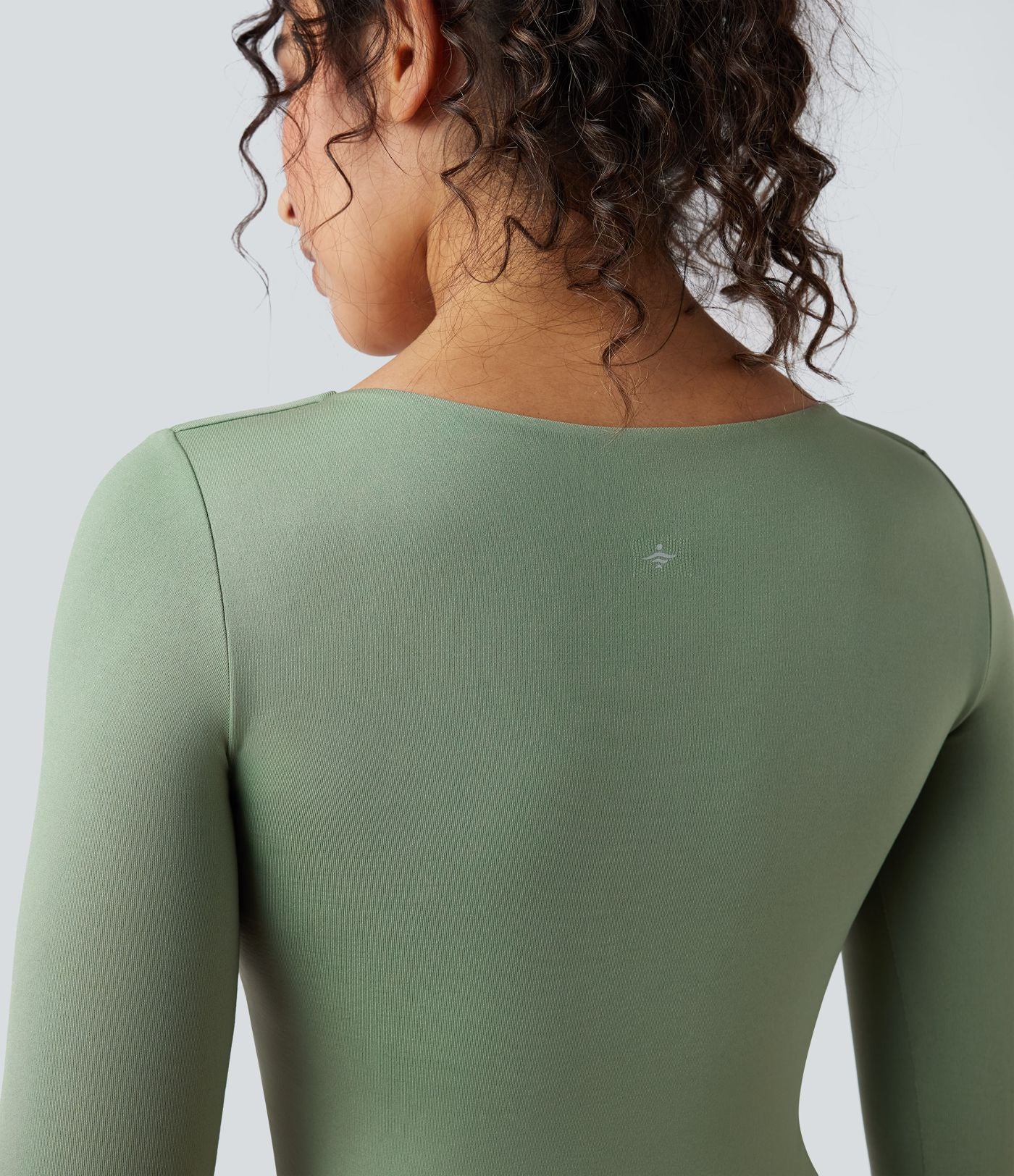 Haut de sport yoga col V à manches longues sans couture OneForm Seamless Flow