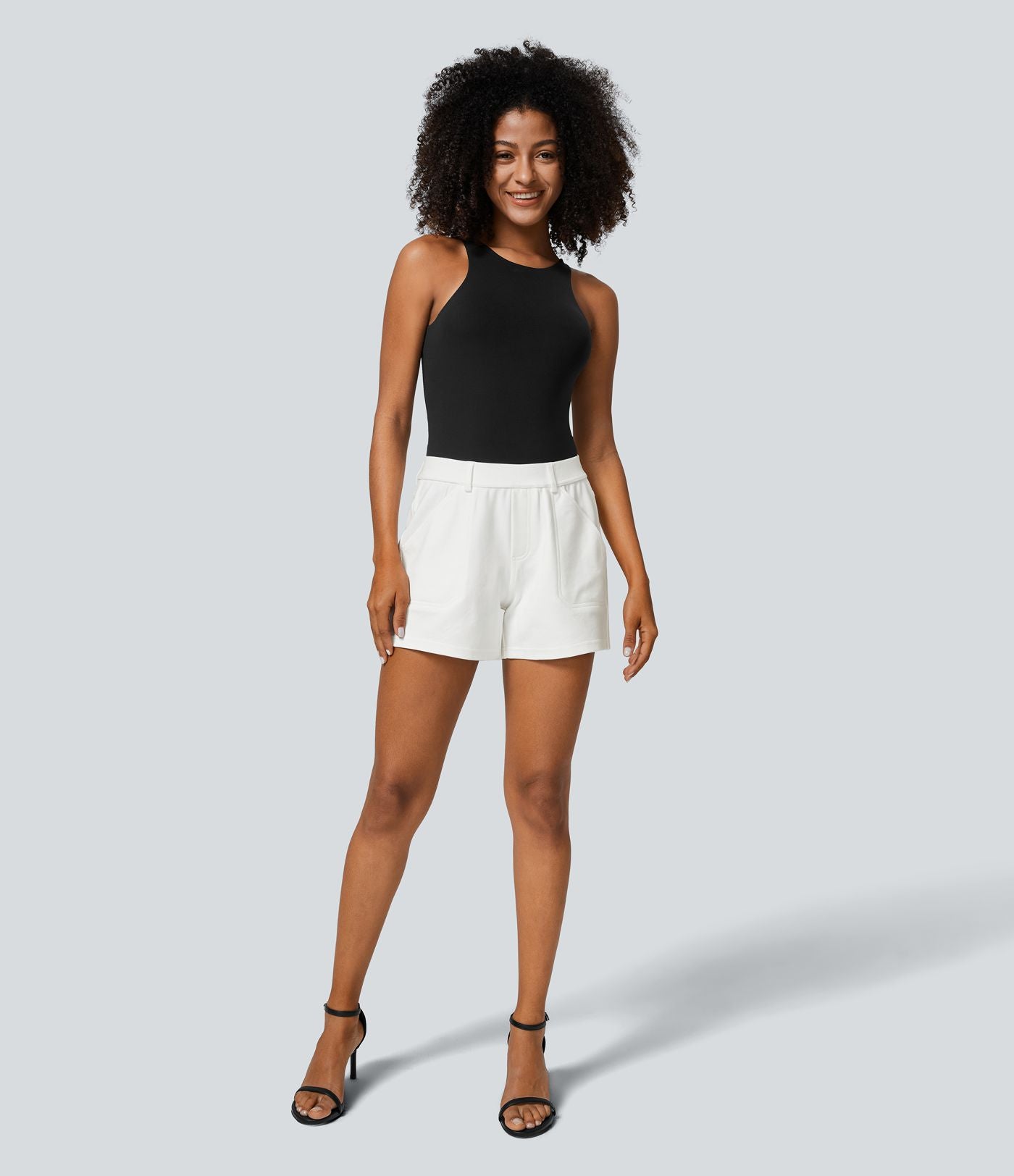 Short de travail taille moyenne avec poches