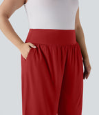 Pantalon tailleur gainant taille haute avec poches Halara Flex™