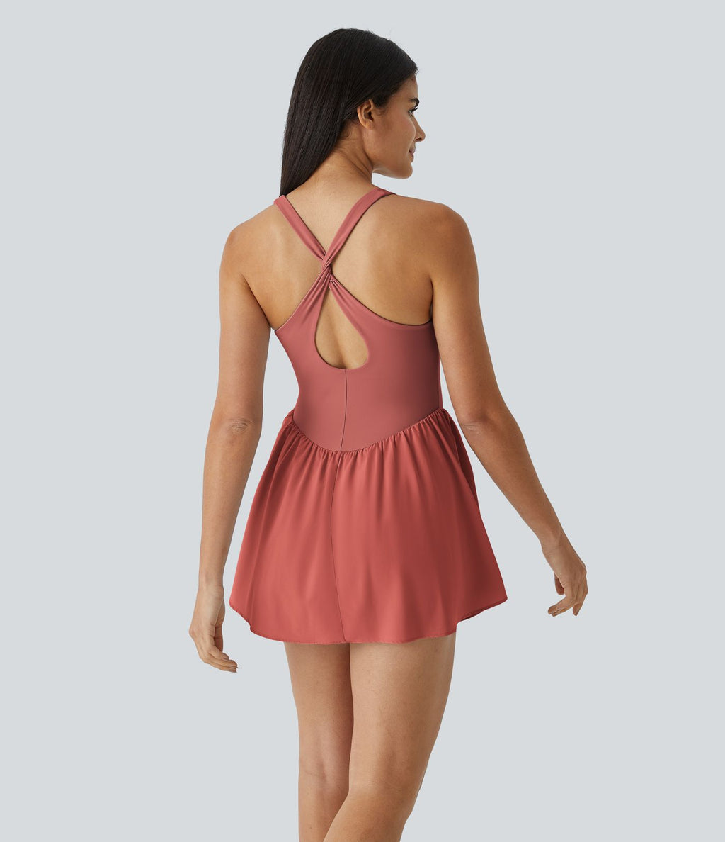 Robe de sport mini 2-en-1 Breezeful™ corset fluide séchage rapide avec poche padel/pickleball A-C