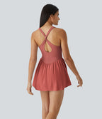 Robe de sport mini 2-en-1 Breezeful™ corset fluide séchage rapide avec poche padel/pickleball A-C